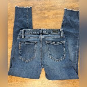 PAIGE Women's Classic Blue Straight Leg Jeans